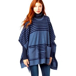 Pendleton blue poncho- super cute!